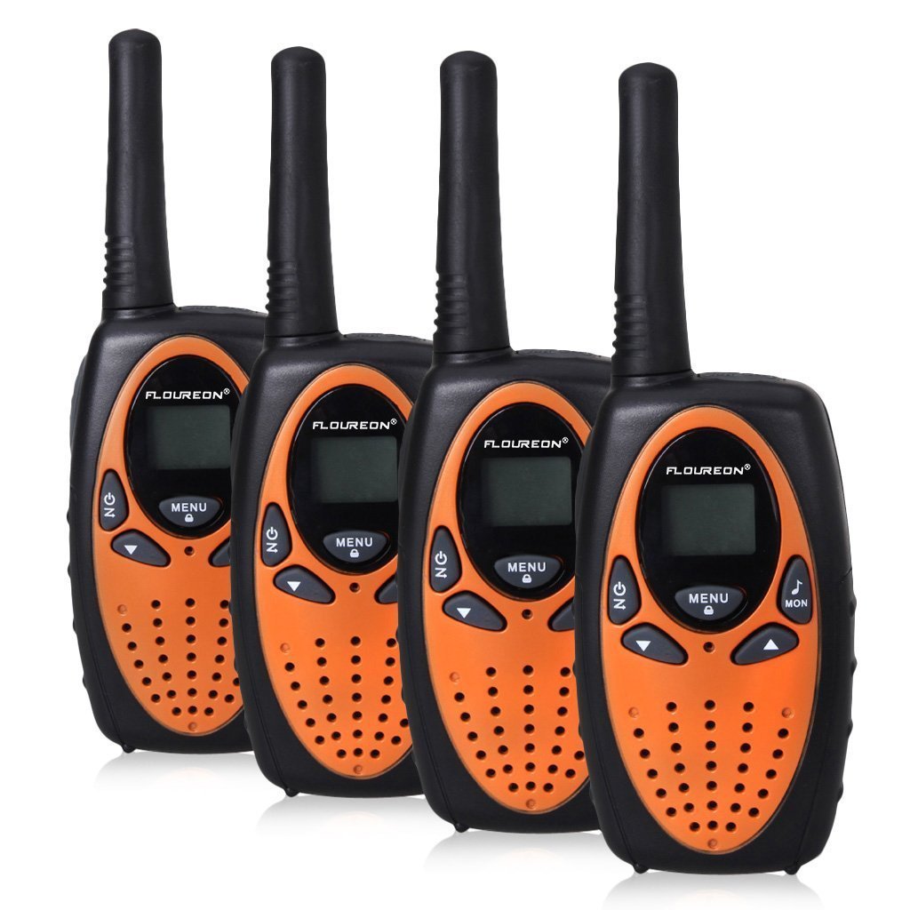 FLOUREON 4 Packs Walkie Talkies Two Way Radios 22 Channel 3000M (MAX