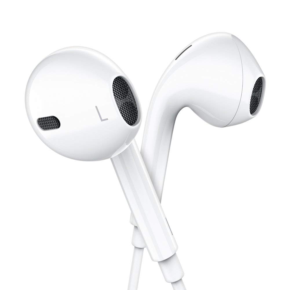 2 Pack Headphones Earbuds Earphones to 3.5mm Compatible with iPhone