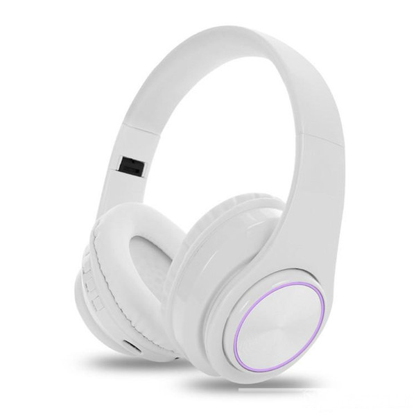 2019 new release portable headphones wireless bluetooth headphone led folding lightweight gaming