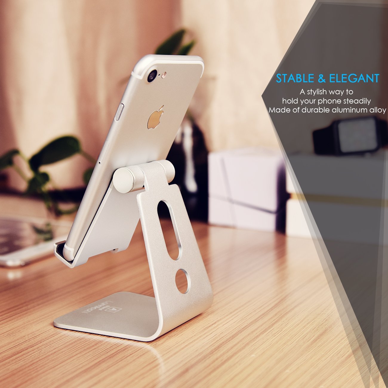 Adjustable Cell Phone Stand, Lamicall Phone Stand [UPDATE VERSION