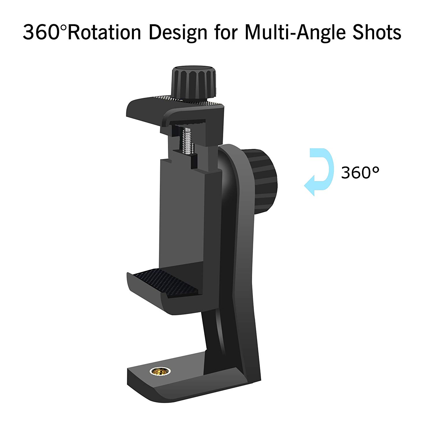 Ailun Phone Tripod Holder Head Mount Adapter,Rotatable Digtal Camera