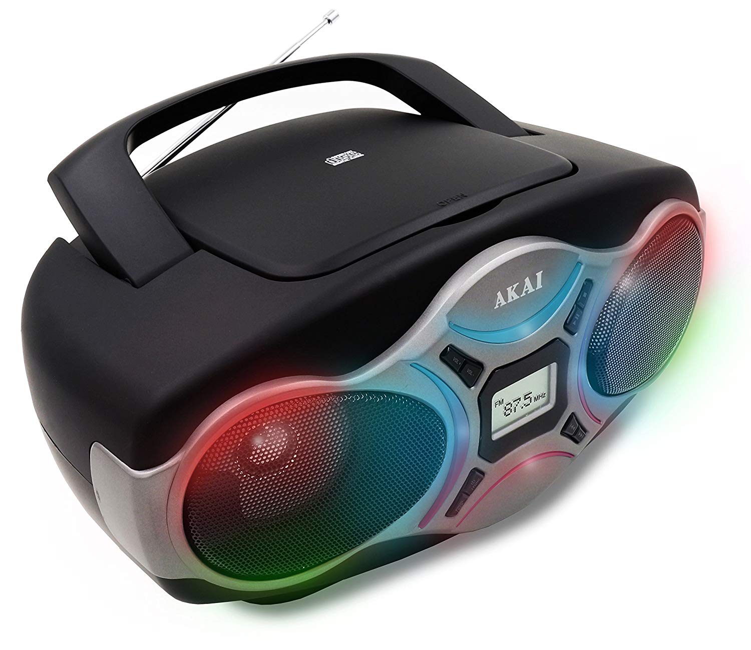 Akai CE2016L Portable CD Boombox Show Sport Stereo CD Player with AM