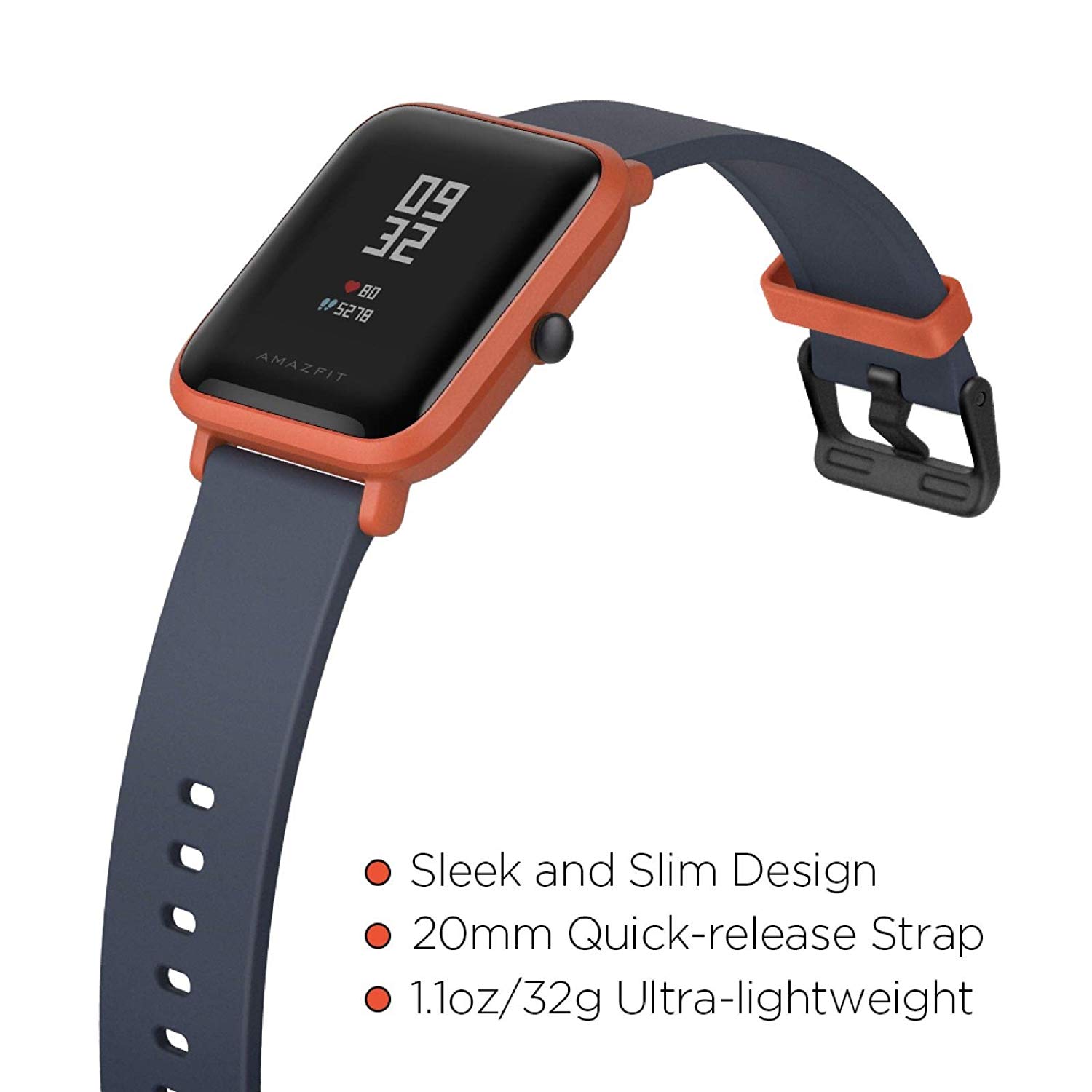 amazfit bip battery life with gps on