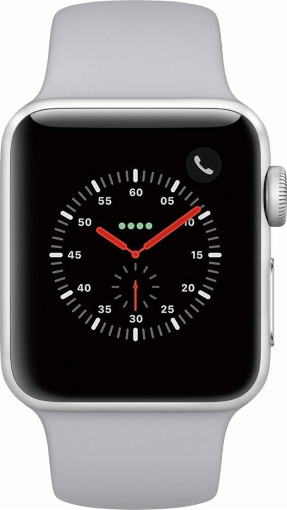 apple watch 3 silver aluminum fog sport