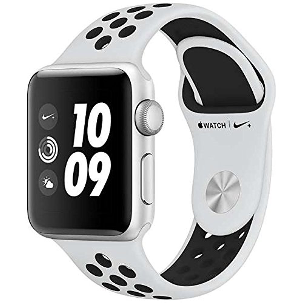 apple watch nike  space grey aluminium case with black nike sport loop