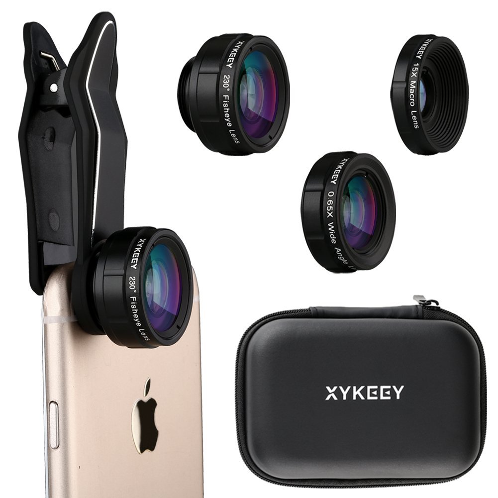 ATFUNG iPhone Lens Kit, Wide Angle Lens Fisheye Lens Macro Lens Cell