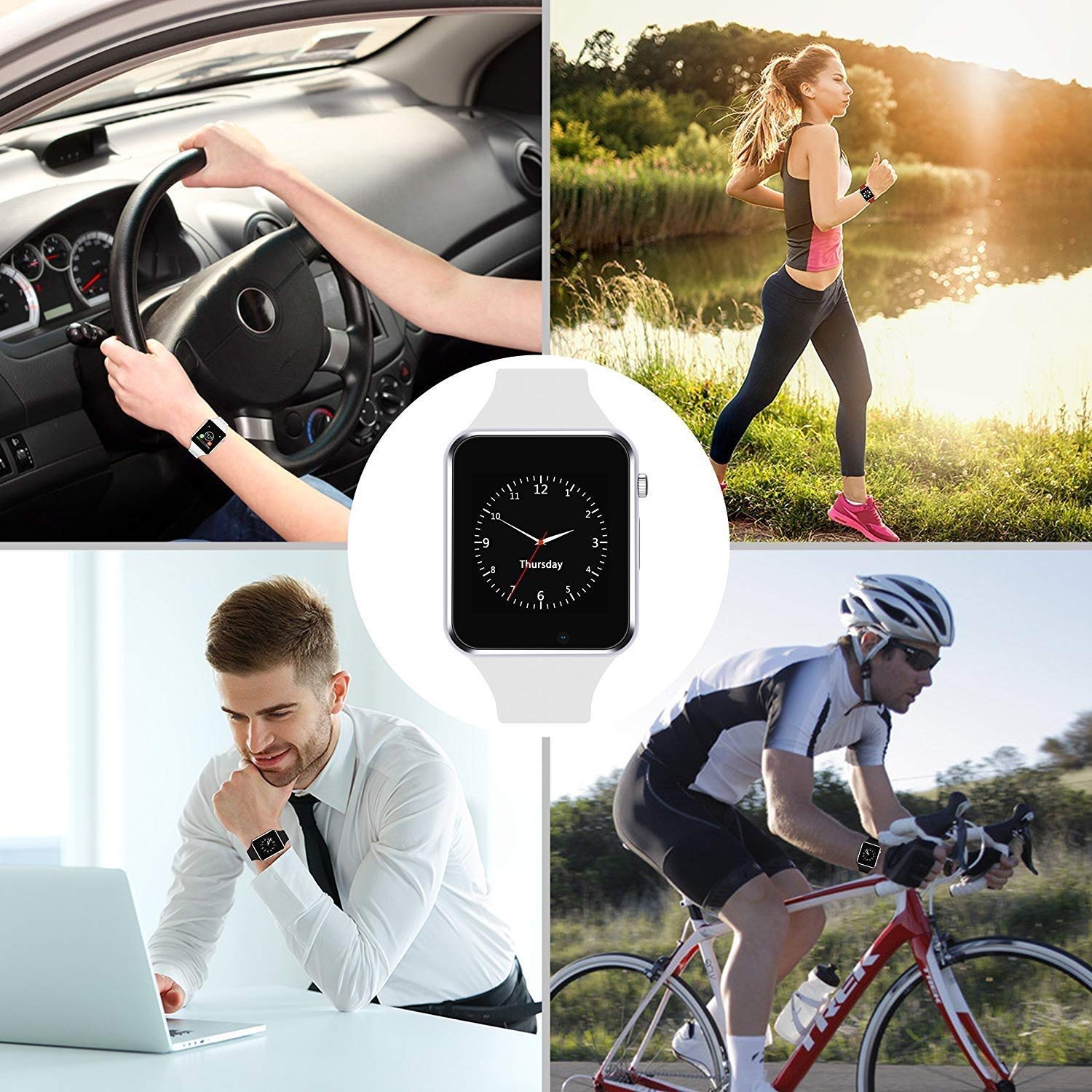 wjpilis touch screen smart wrist watch