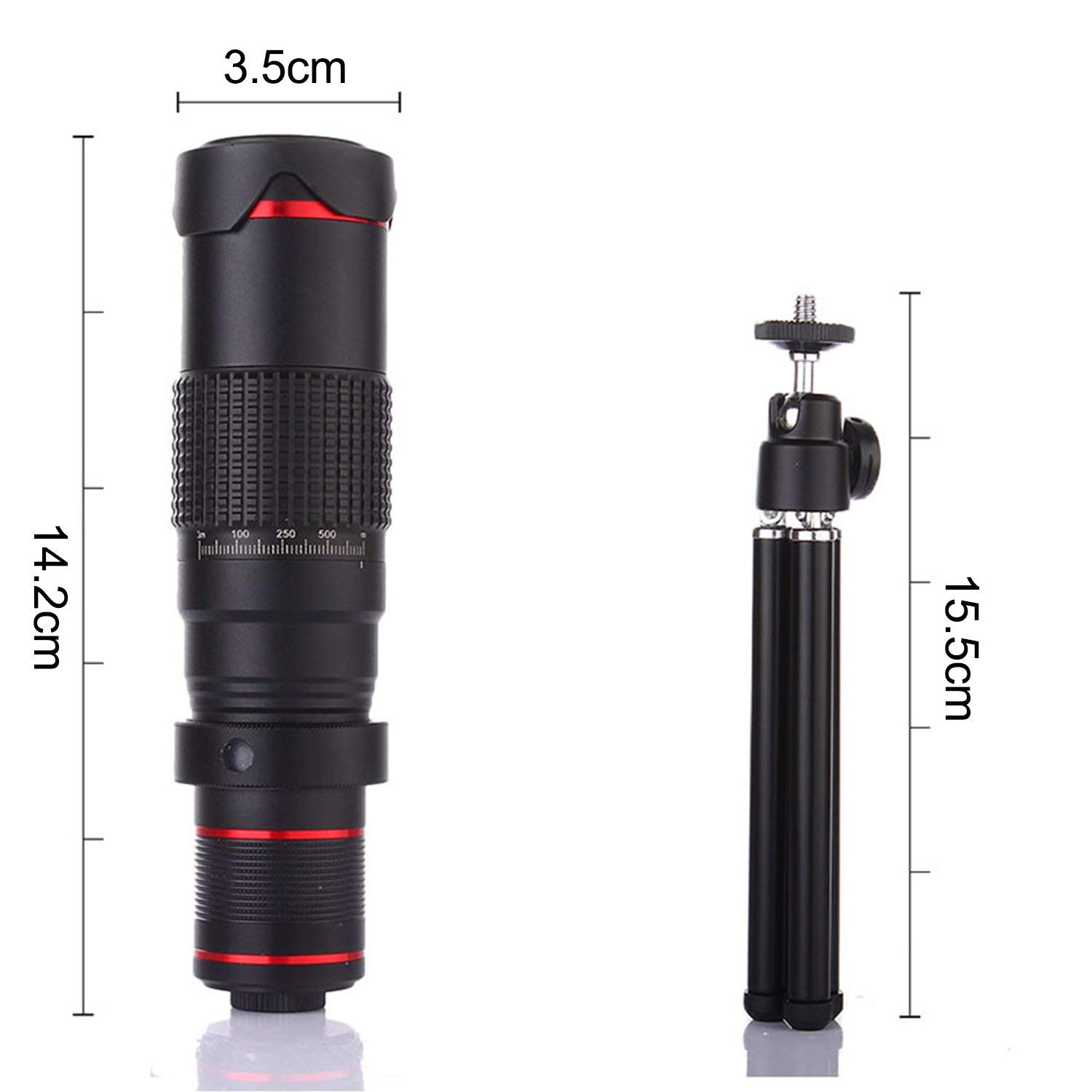 Apexel Phone Lens Universal 8x Optical Zoom Telescope Camera Lens Telefon Lens F