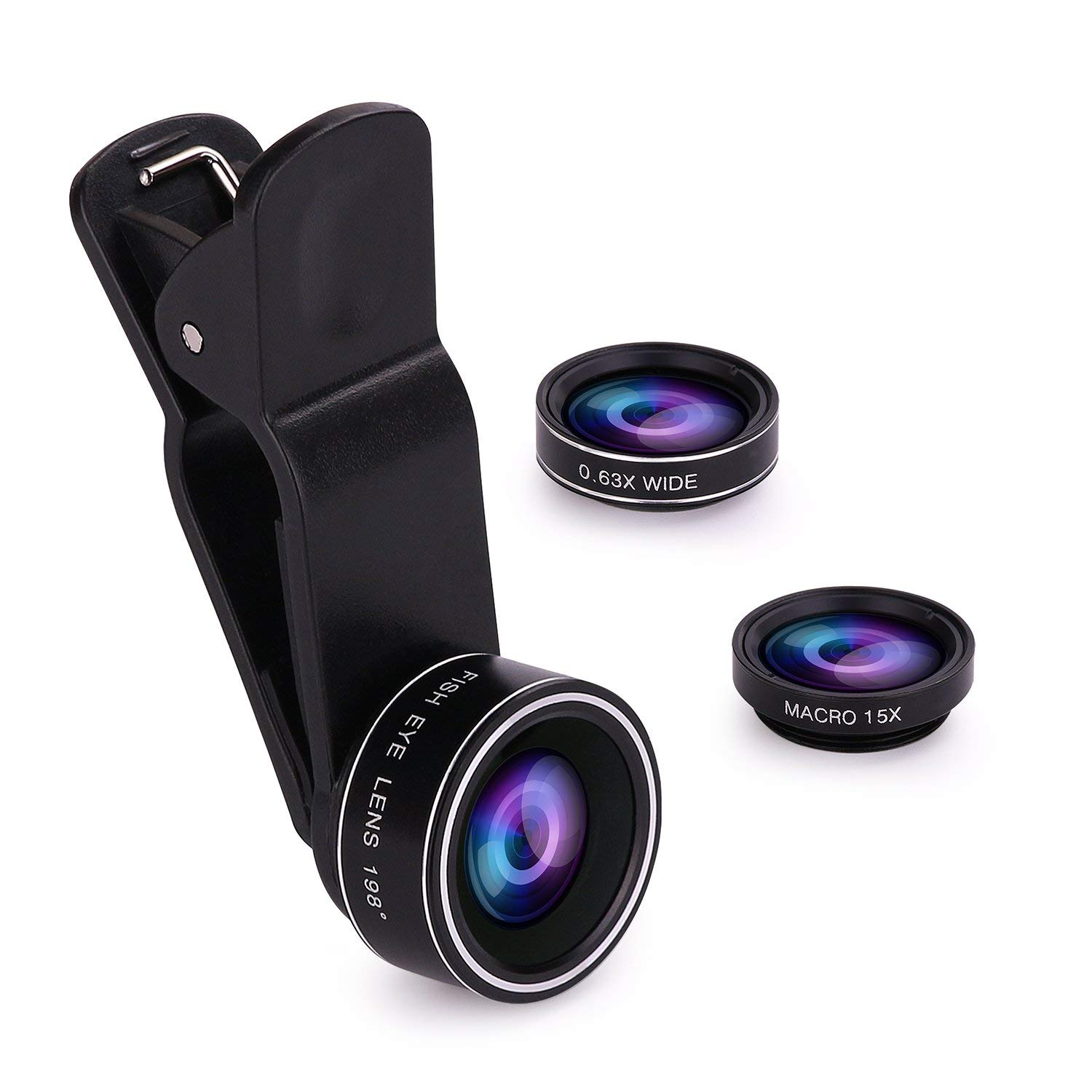 Cell Phone Camera Lens, 12X Zoom Telephoto Universal Clip On hd Lens