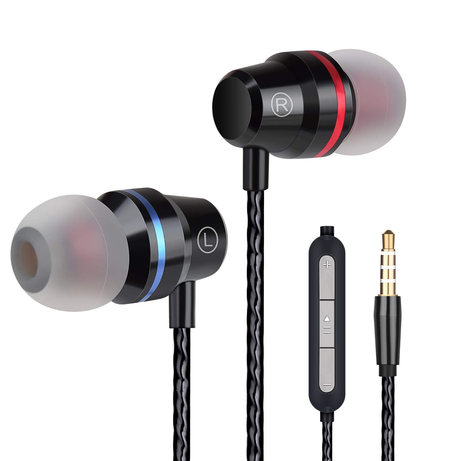 Earbuds Ear Buds Wired in Ear Headphones Stereo Earphones with