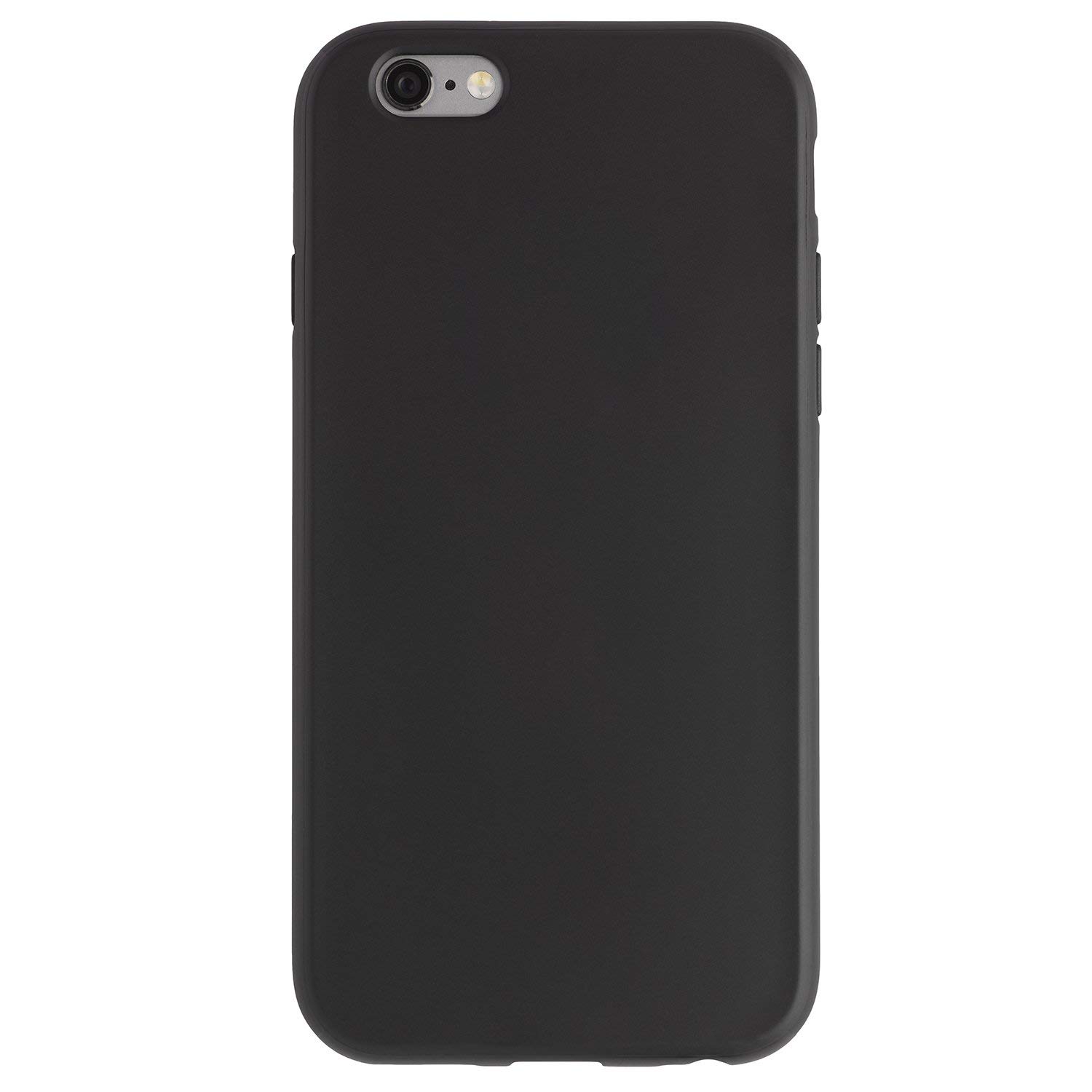 iPhone 6 Case, iPhone 6s Case, Black Durable Shock Absorbing Rubber