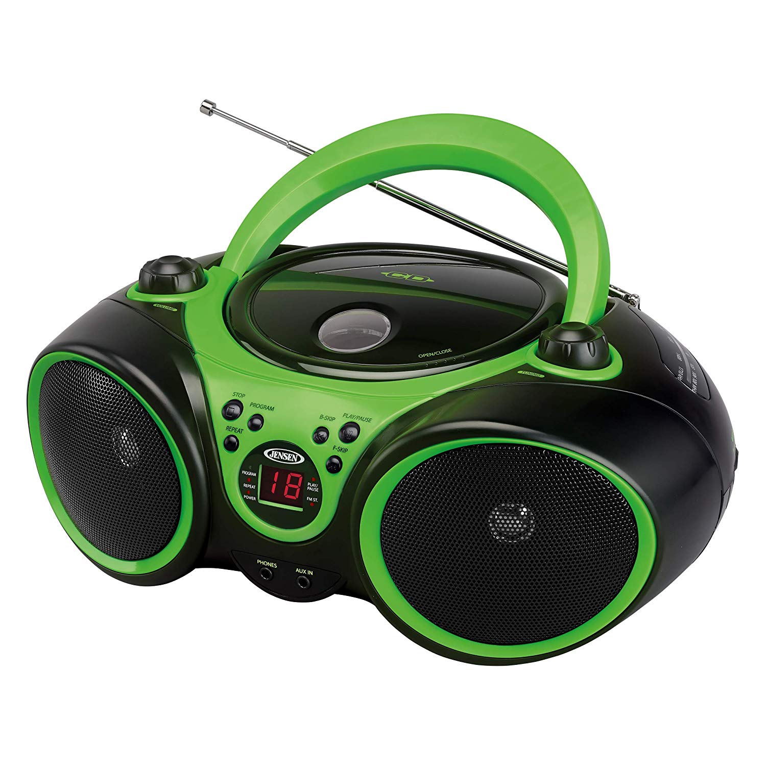 portable stereo cd player with am fm radio