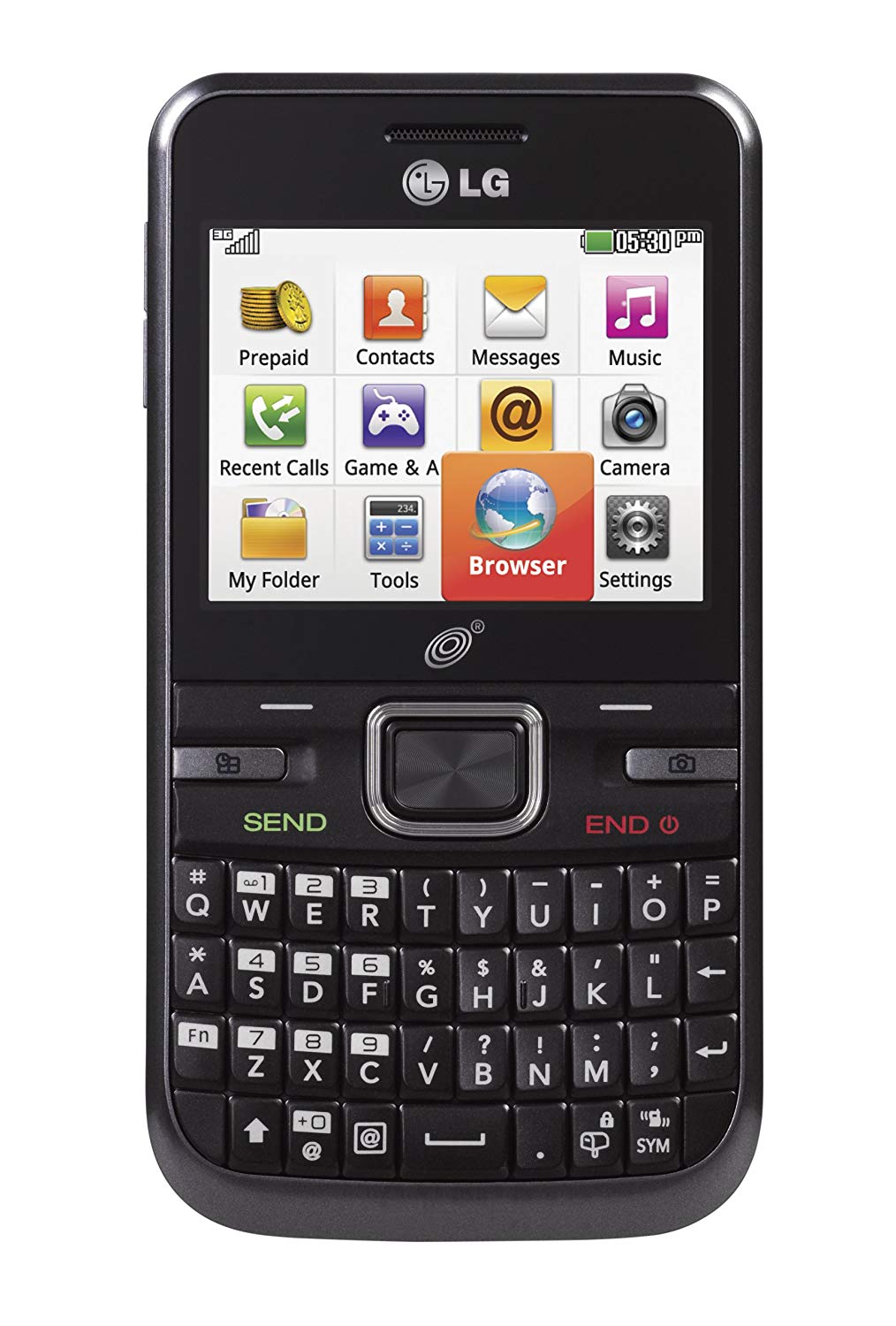 Lg 530g prepaid phone with triple minutes tracfone big nano best