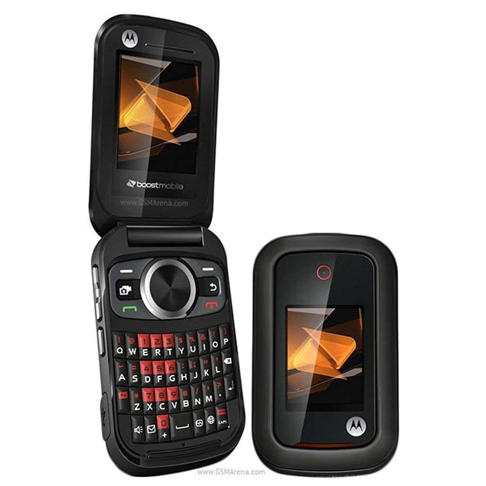 Liberty mobile motorola rambler prepaid flip phone with 1 month of