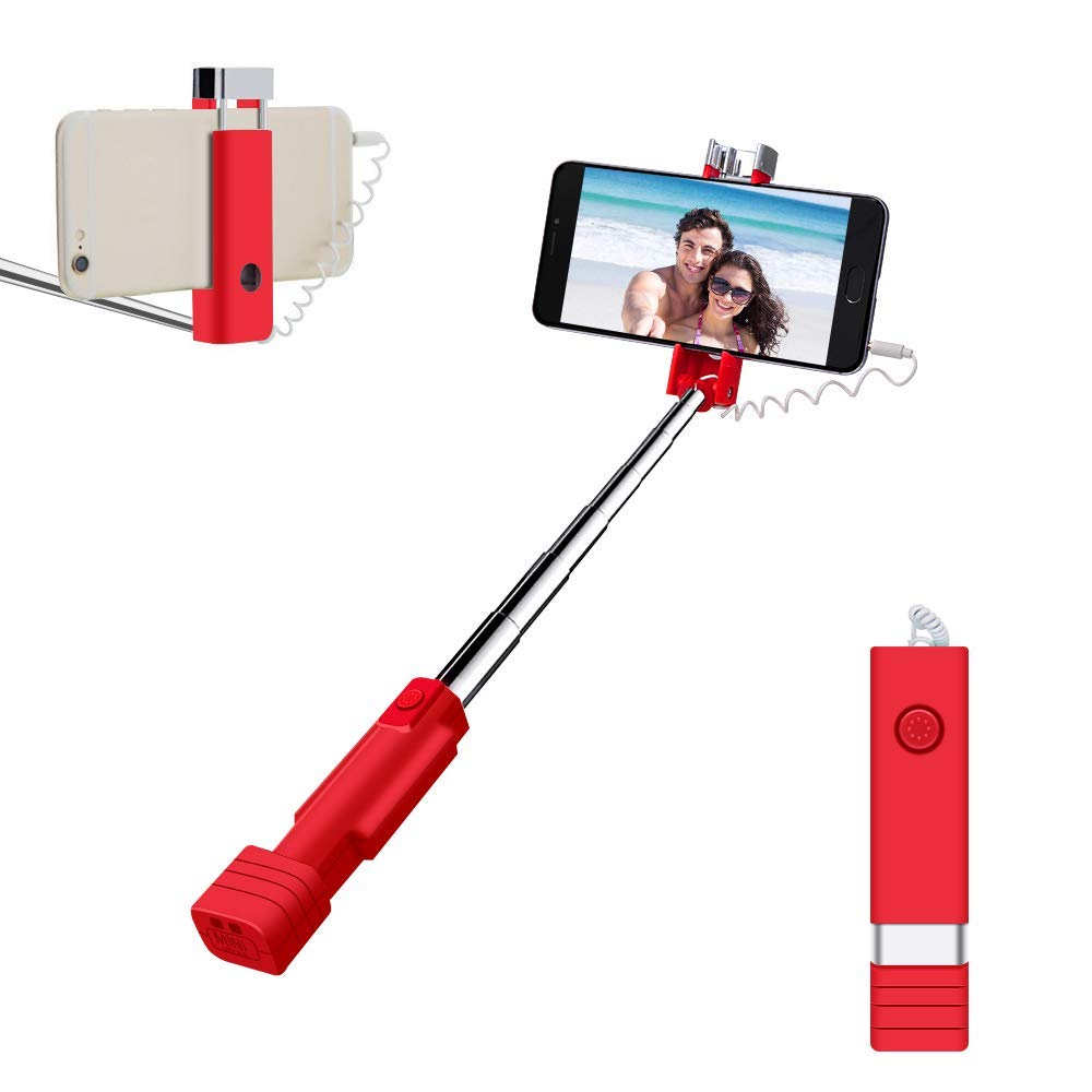 Mini Selfie Stick, atongm Cell Phone Selfie Sticks Extendable Mini All