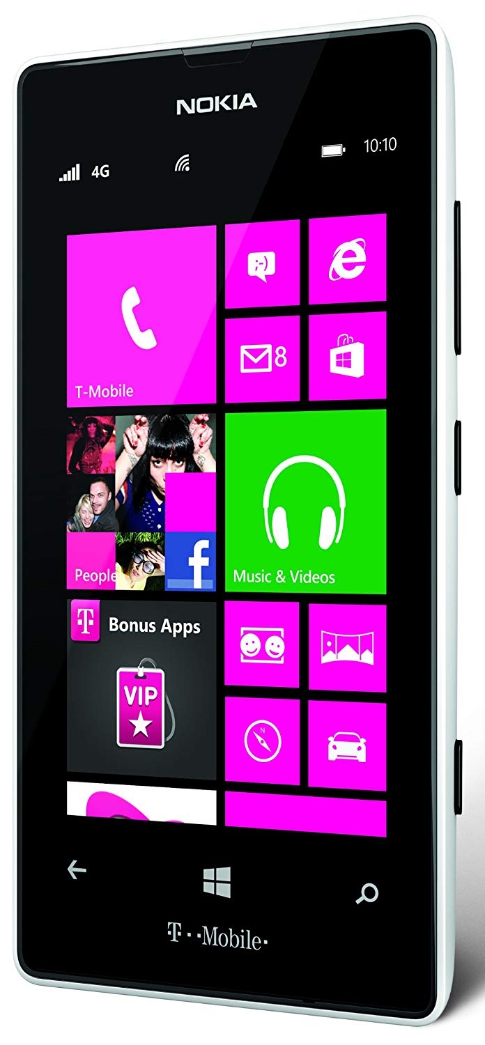 Nokia Lumia 521 TMobile Windows 8 4G Smartphone White BIG nano