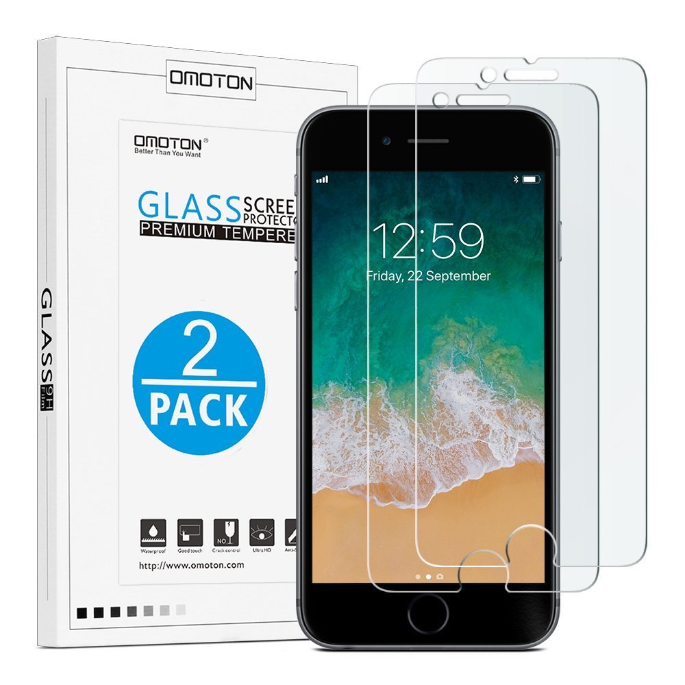 OMOTON SmoothArmor 9H Hardness HD Tempered Glass Screen Protector for