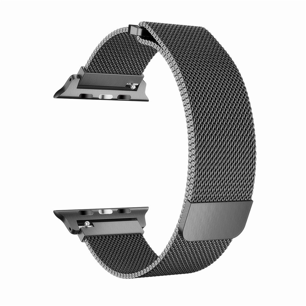 apple watch space gray milanese loop