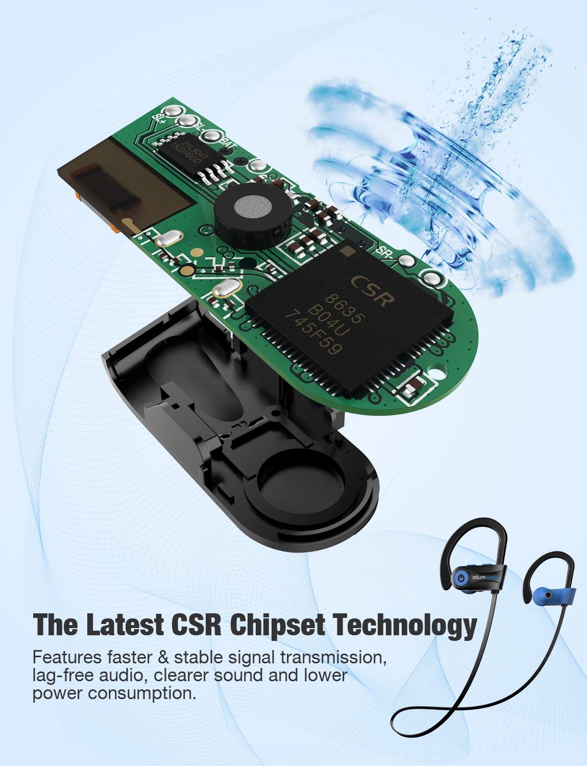 Otium Wireless Headphones, Bluetooth Headphones, Best