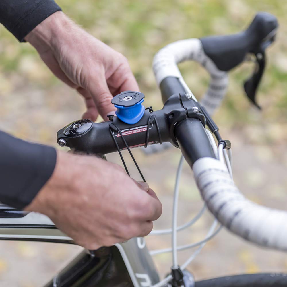 Quad Lock Stem Cap Mount (Adjustable) Bike Kit With IPhone 14 MAG Phone Case