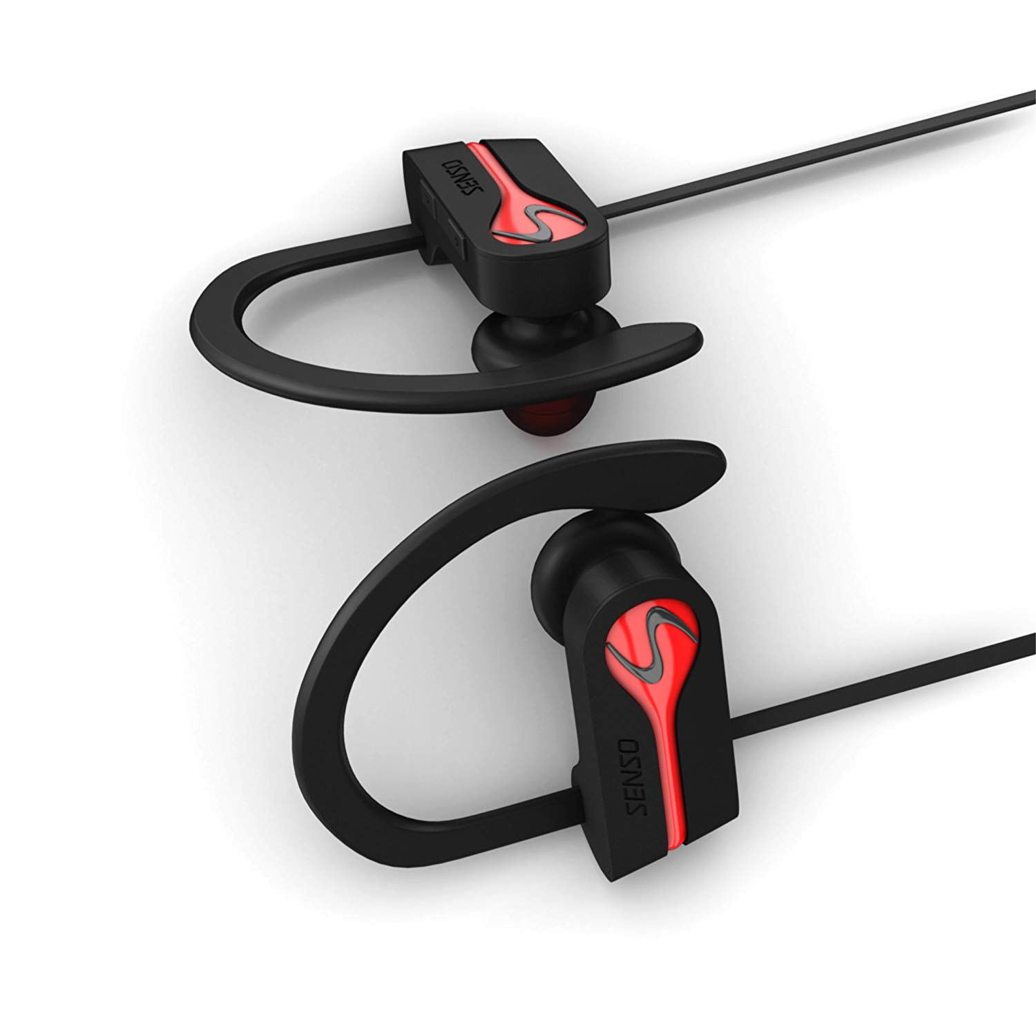 SENSO Bluetooth Wireless Headphones, Best Sports Earphones w/Mic IPX7 Waterproof HD Stereo