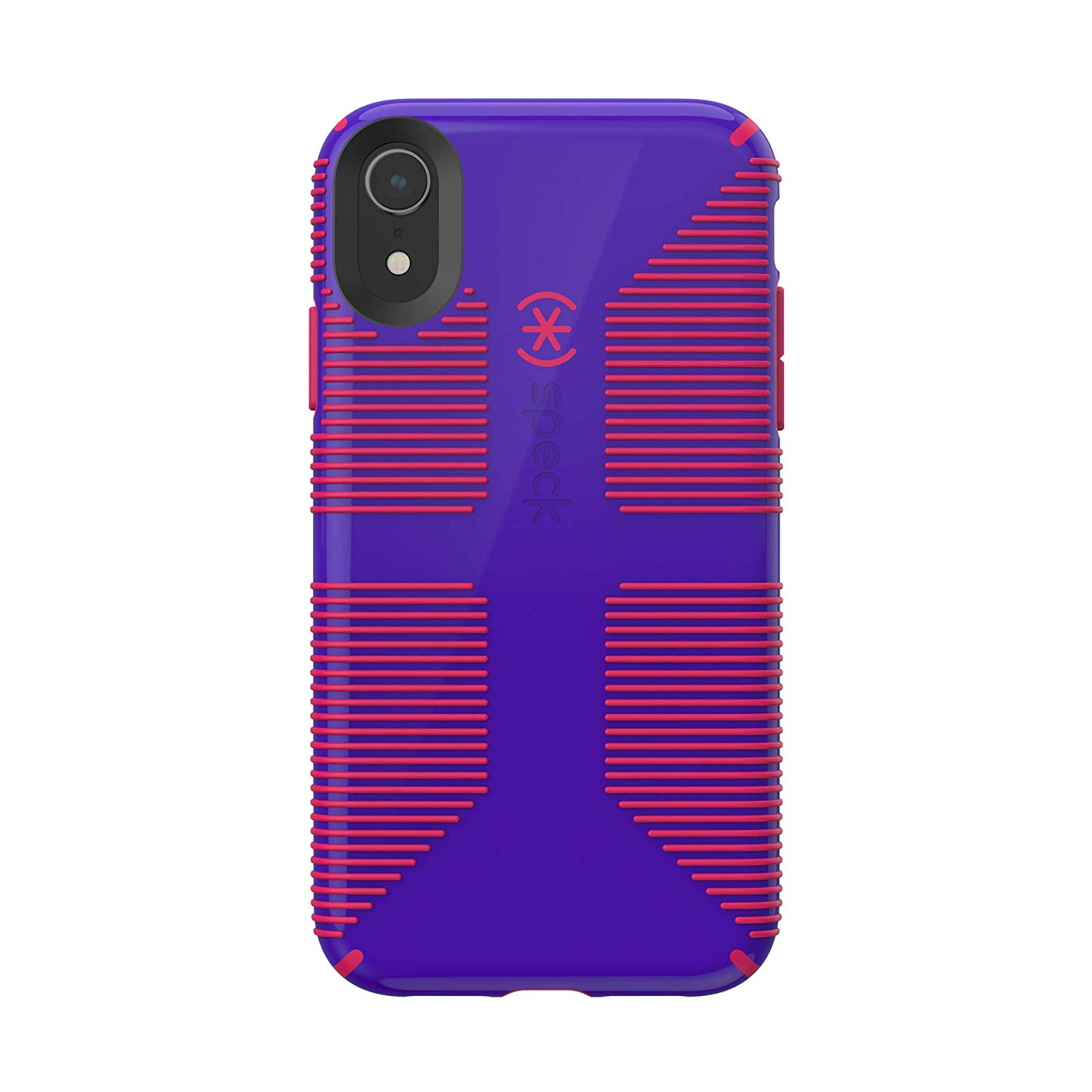 Speck Products CandyShell Grip iPhone XR Case, Ultraviolet Purple/Ruby