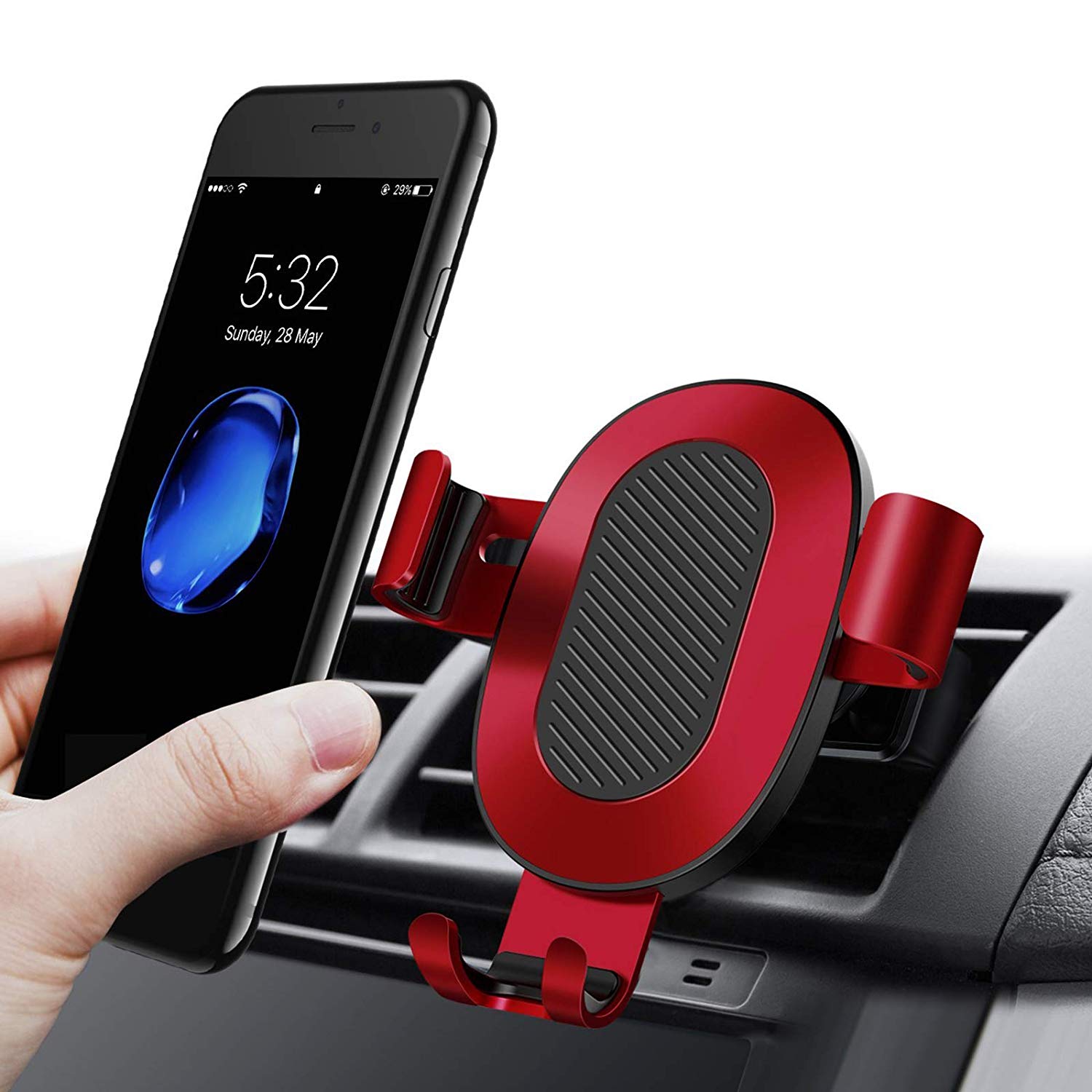 TORRAS Cell Phone Holder for Car, AutoClamping Air Vent Car Mount