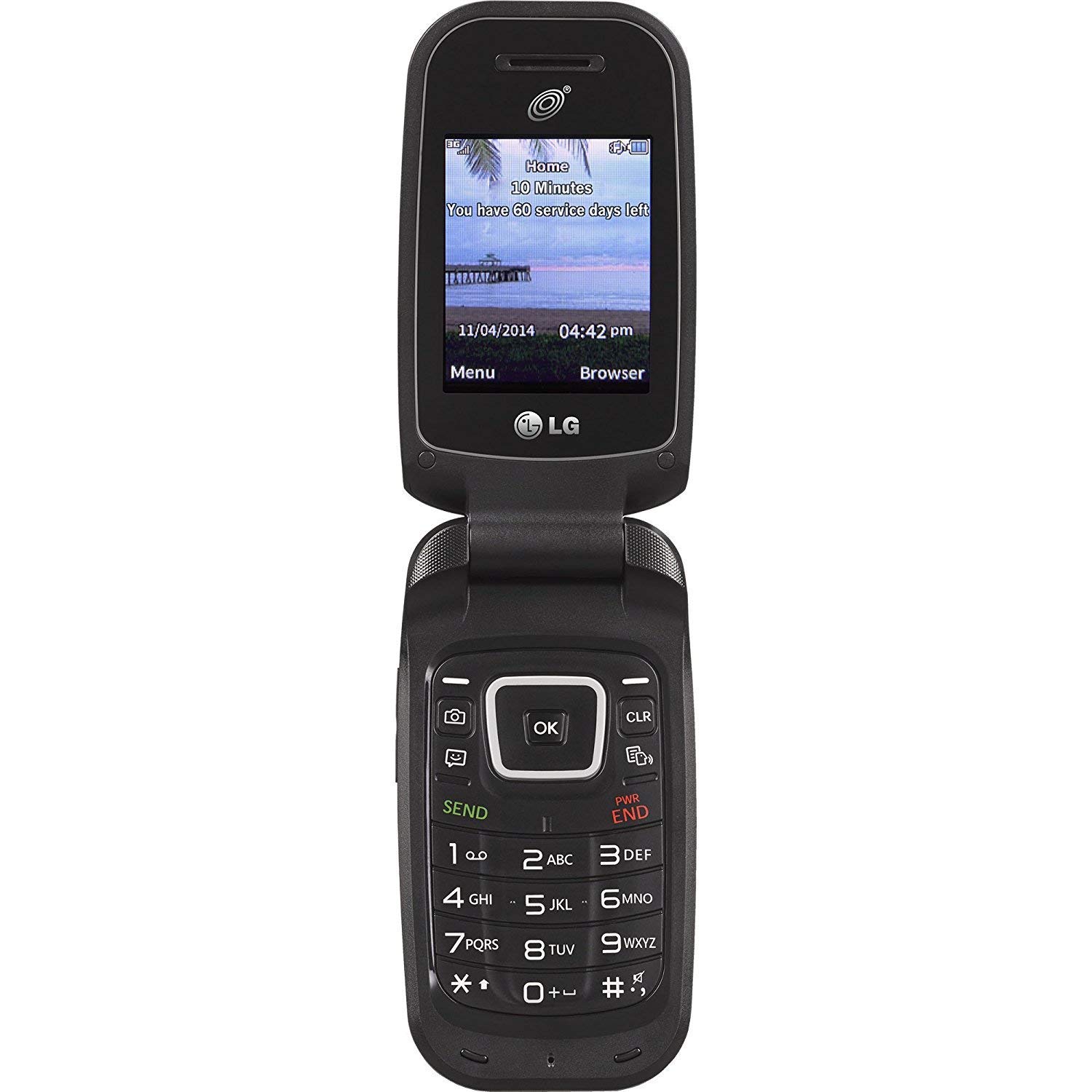 Tracfone LG 441G Prepaid Cell Phone (Tracfone White Box) with Charger