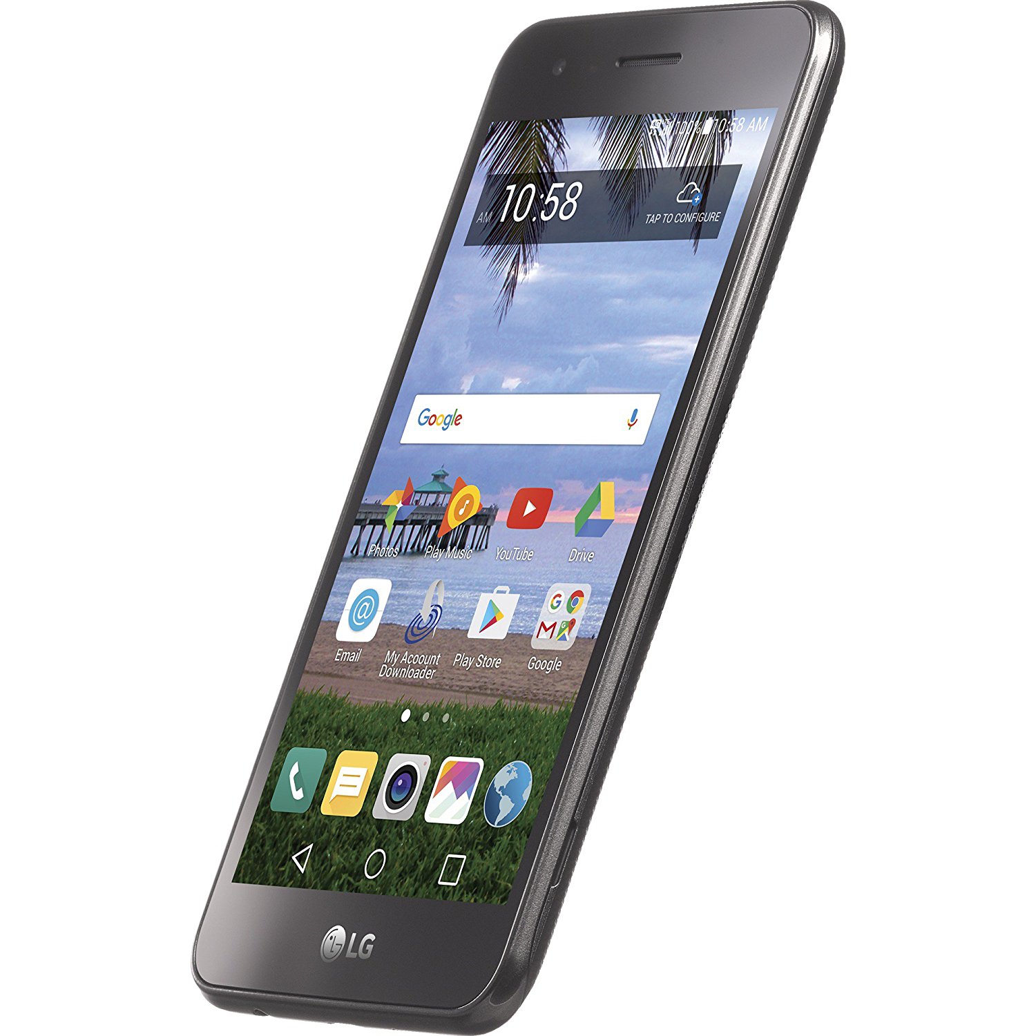 TracFone LG Rebel 2 4G LTE Prepaid Smartphone with Amazon Exclusive
