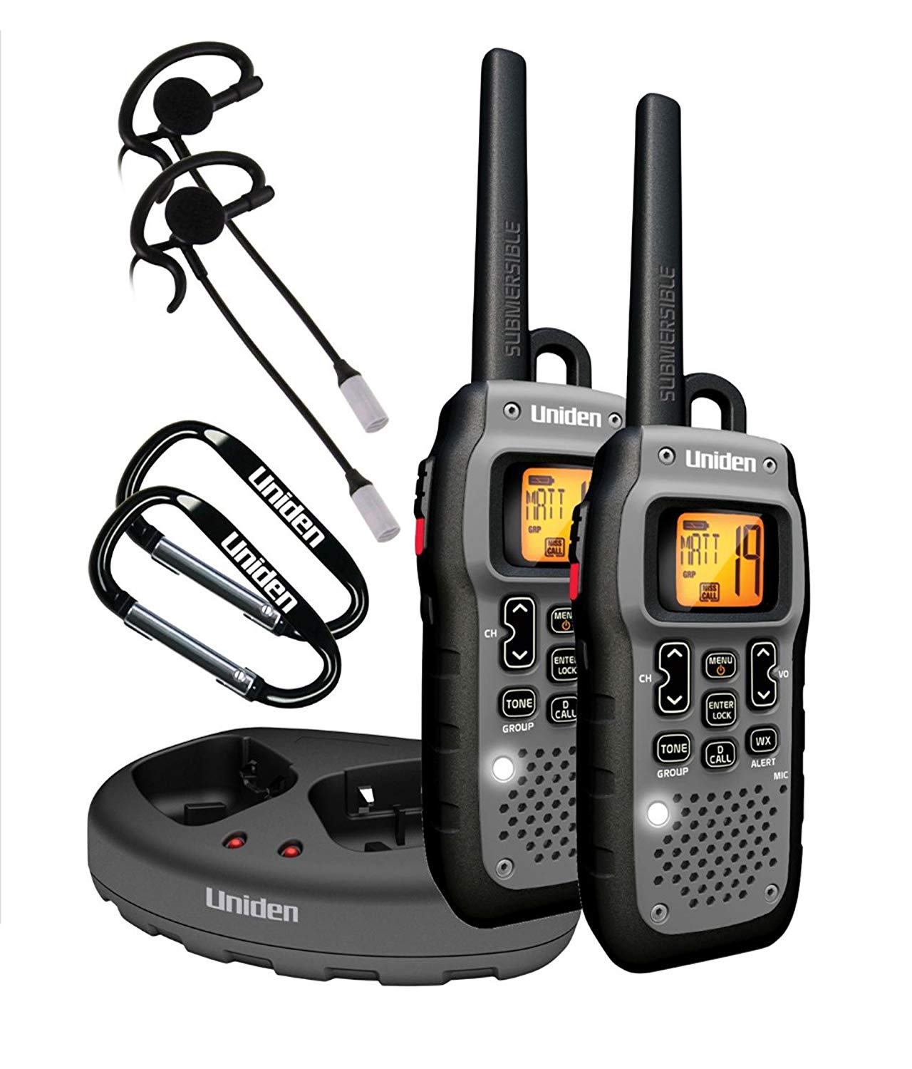 Uniden GMR5089-2CKHS, 22 Channel FRS Two-Way Radio Walkie Talkies w
