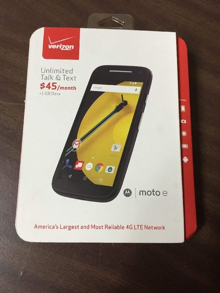 Verizon Wireless Prepaid Motorola Moto E 4G with 8GB Memory No