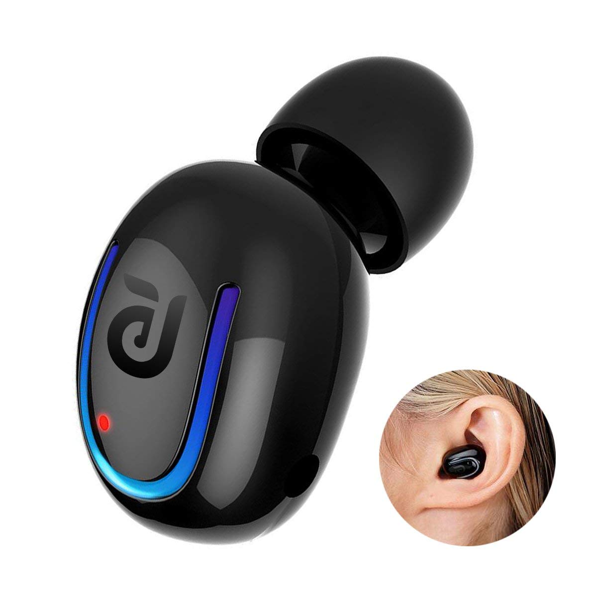 Bluetooth Headphone, Kissral Wireless Sport Earbud 8 Hours Talking Time