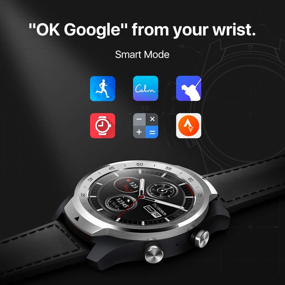 ticwatch pro bluetooth smart watch