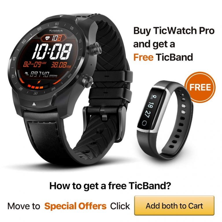 ticwatch pro smartwatch wrist watch