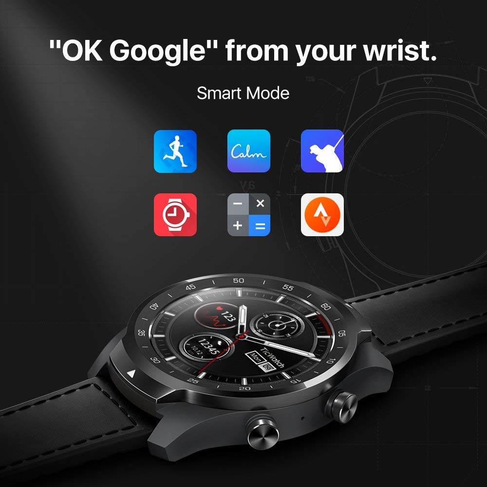 ticwatch pro bluetooth smart watch