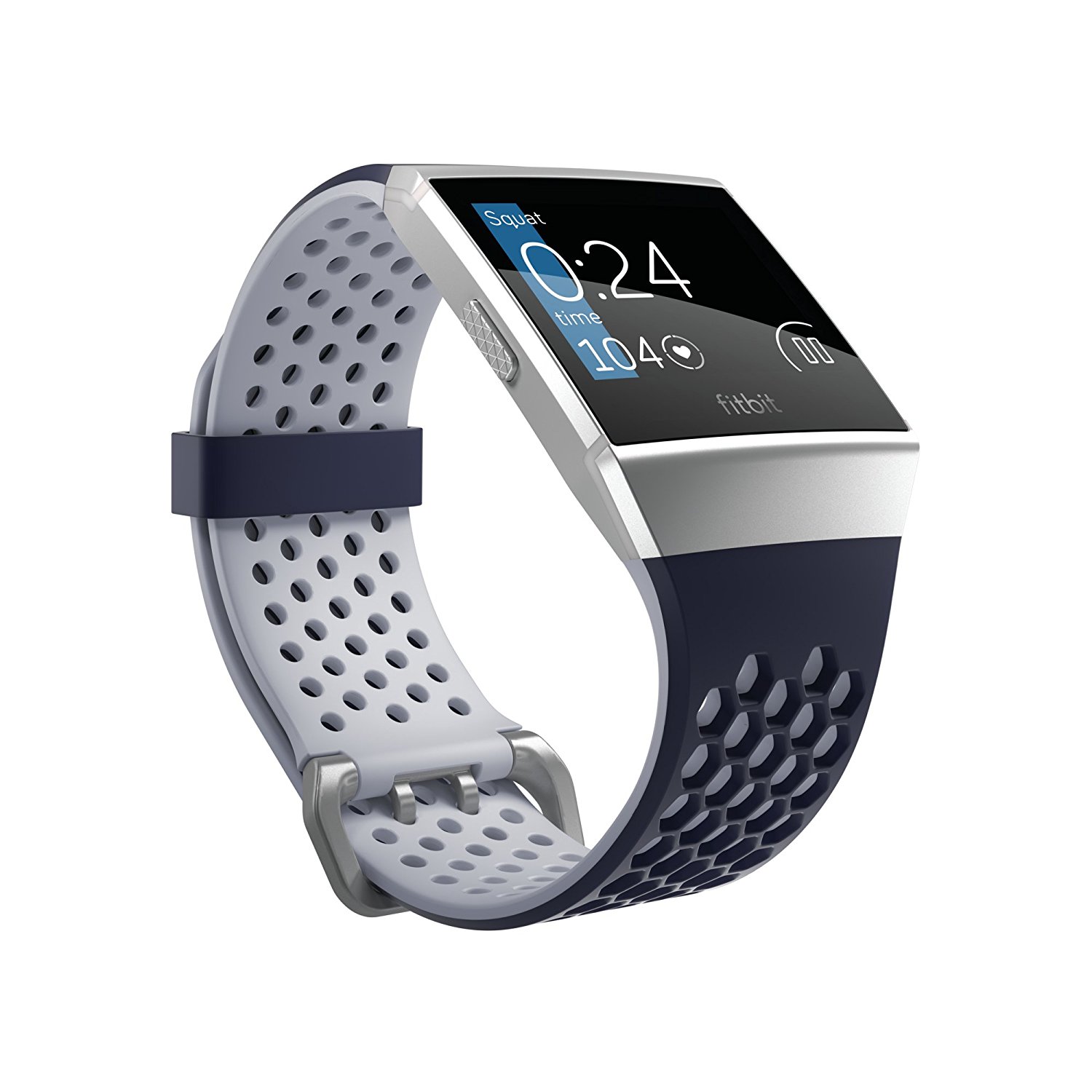 Fitbit Ionic GPS Smart Watch, Charcoal/Smoke Gray, One Size (S & L ...