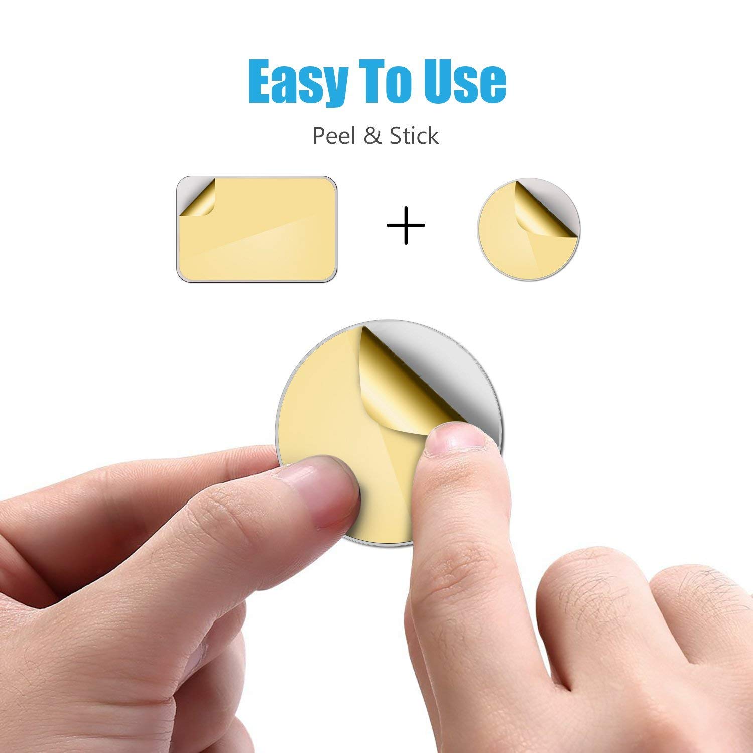 Mount Metal Plate with Adhesive for Cradleless Mount X4 Pack