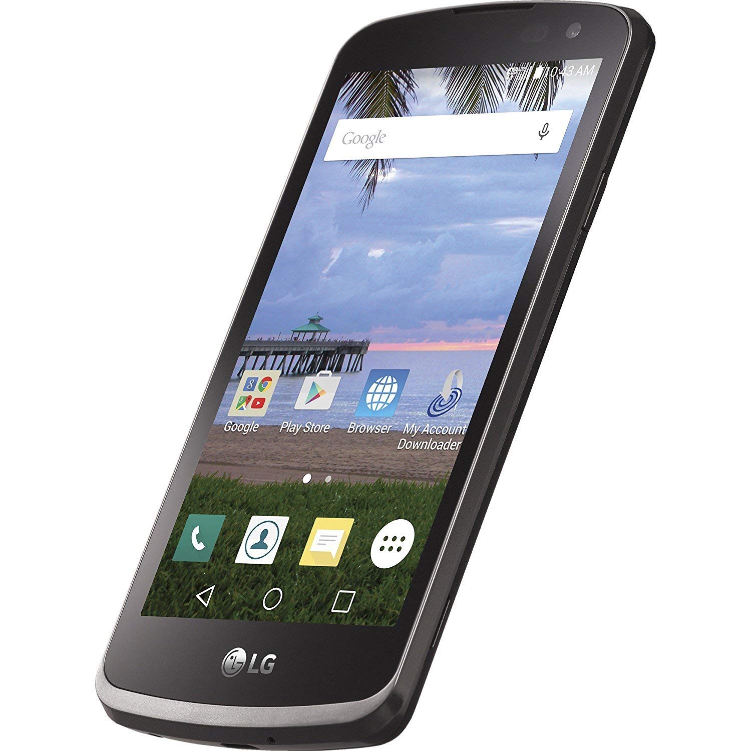 TracFone LG Rebel 4G LTE Prepaid Smartphone (Includes 1 Year of Service