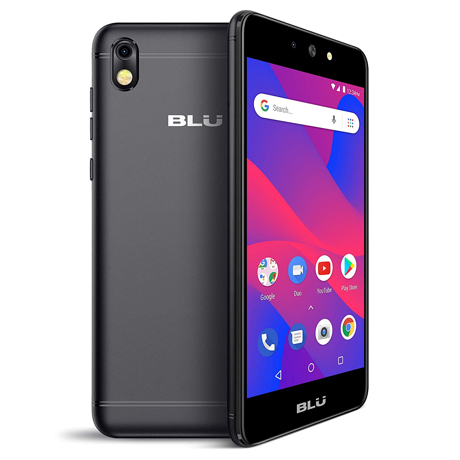 BLU Advance 5.2 HD GSM Unlocked Smartphone with Android Oreo Black