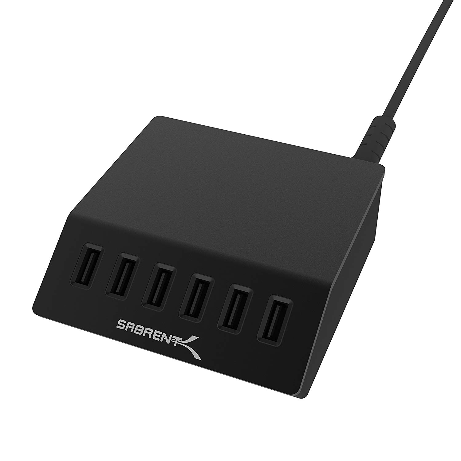 Sabrent 60 Watt (12 Amp) 10Port FamilySized Desktop USB Rapid Charger