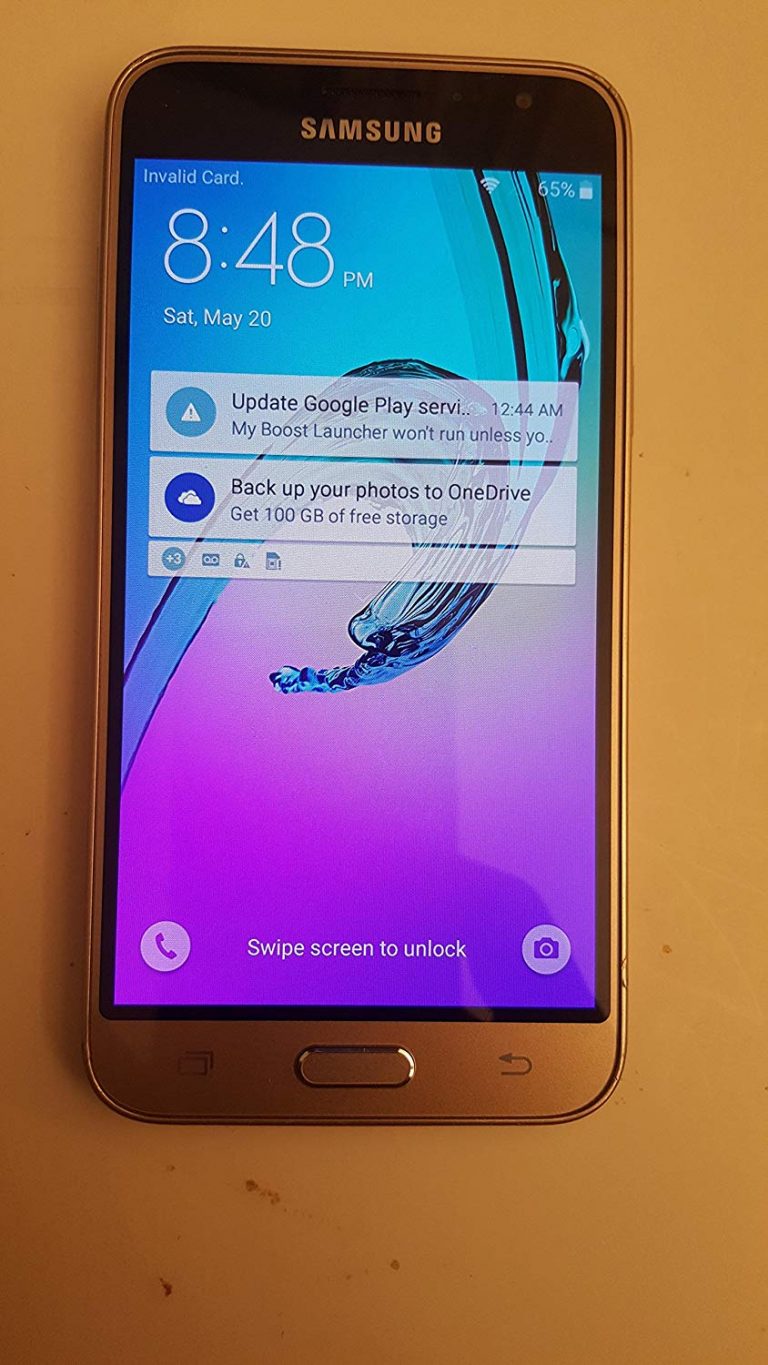 Samsung Galaxy J3 2016 No Contract Phone Gold Virgin Mobile