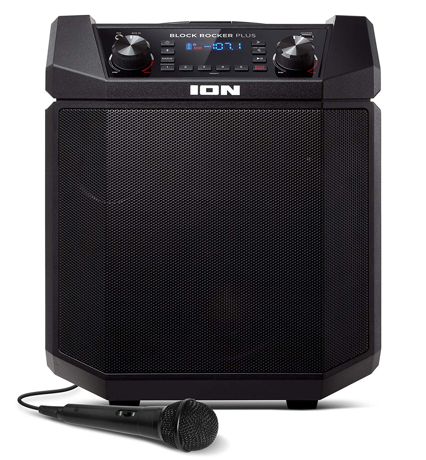 ION Audio Block Rocker Plus 100W Portable Battery Powered Speaker