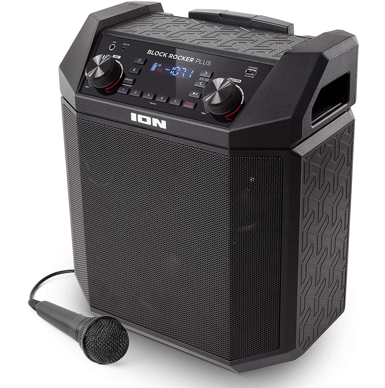 ION Audio Block Rocker Plus 100W Portable Battery Powered Speaker