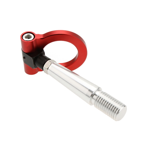 JDMSPEED Billet Aluminum Racing Front Rear Tow Hook Kit CNC JDM Anodized Red