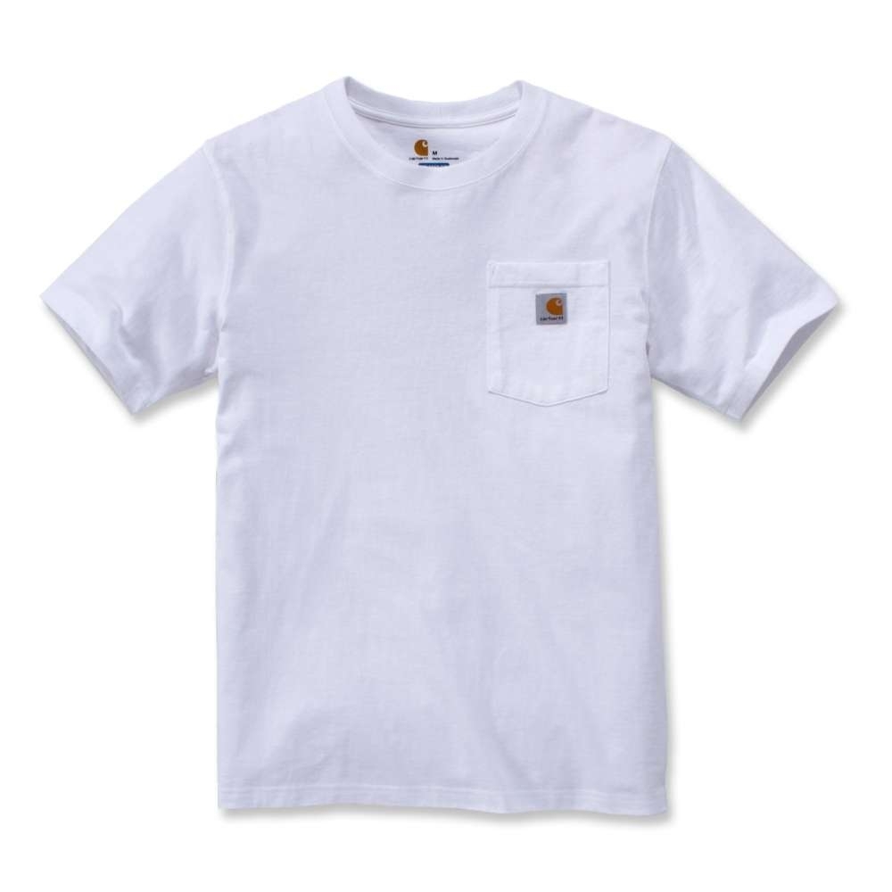 Carhartt Mens Workw Pocket Short Sleeve Cotton T Shirt Tee M - Chest 38 ...